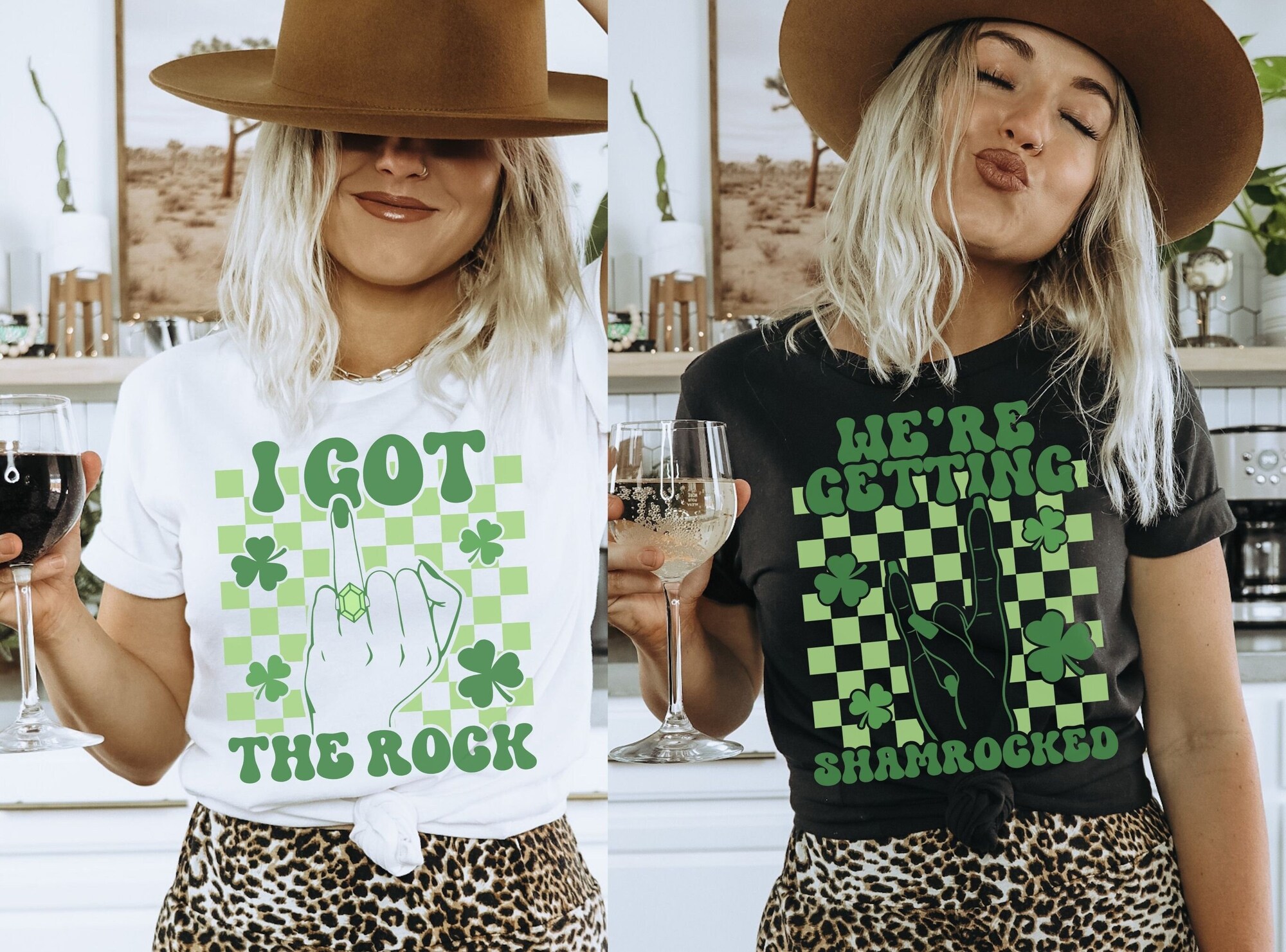 St. Patrick's Bachelorette Shamrocked Irish Bride Shirts image 0