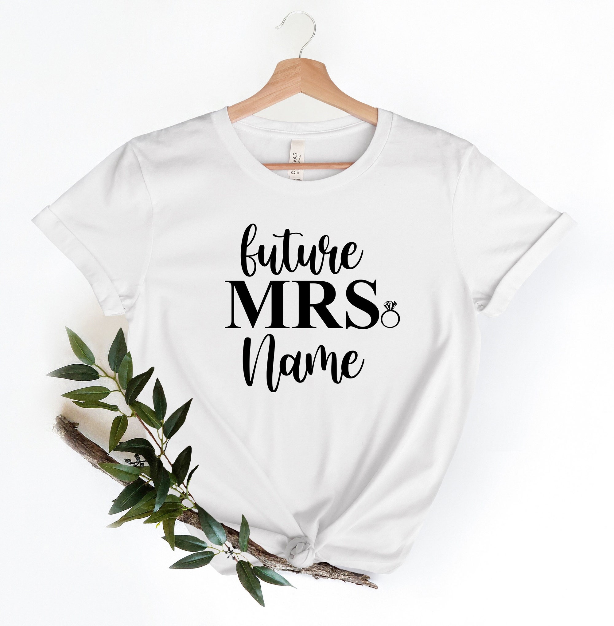 Custom Shirt Future Mrs & Bride-to-Be Bachelorette & Wedding Gift image 0