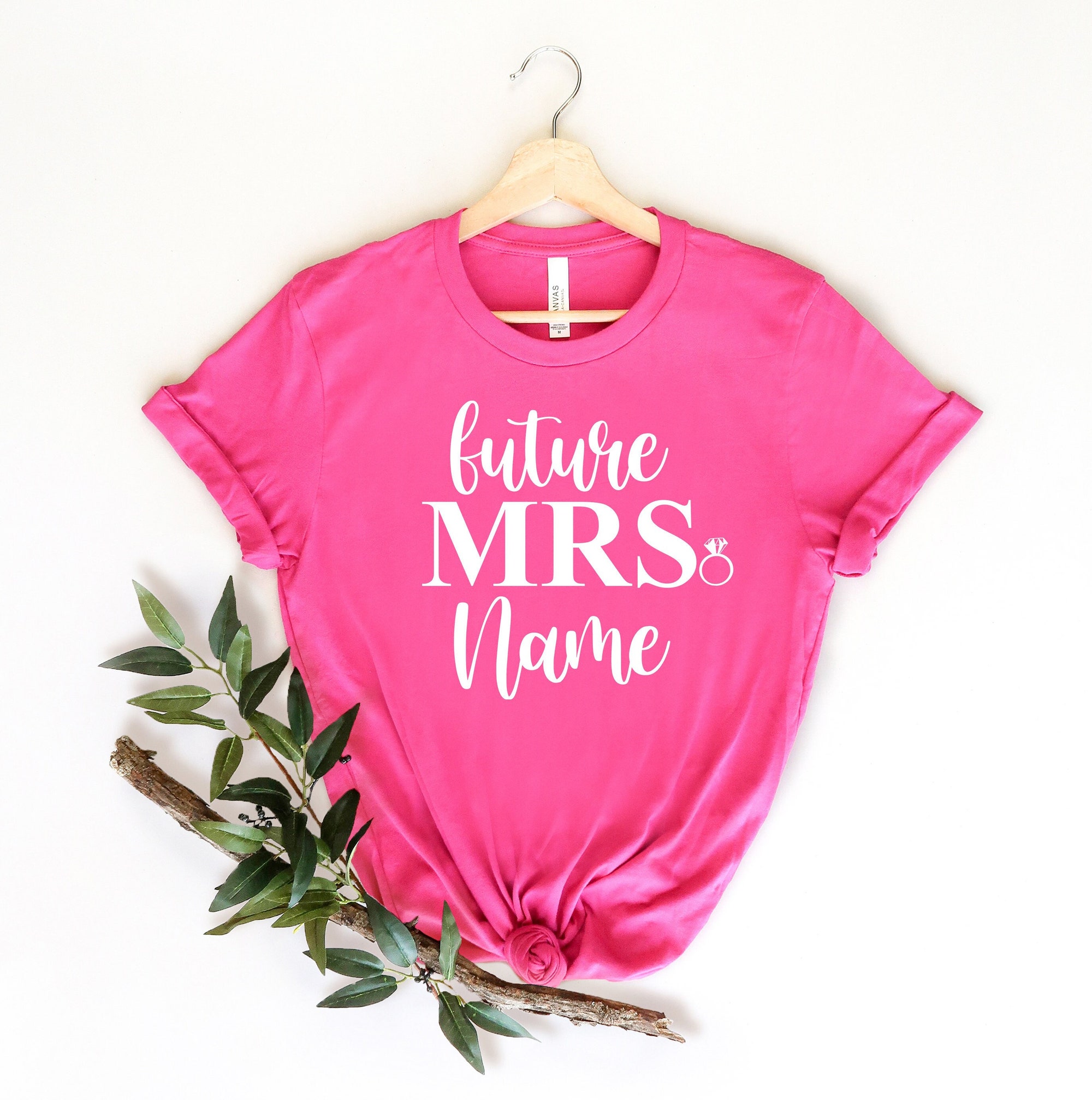 Custom Shirt Future Mrs & Bride-to-Be Bachelorette & Wedding Gift image 1