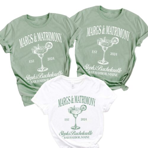 Margs & Matrimony: Custom Tequila Bachelorette Party Shirts image 0