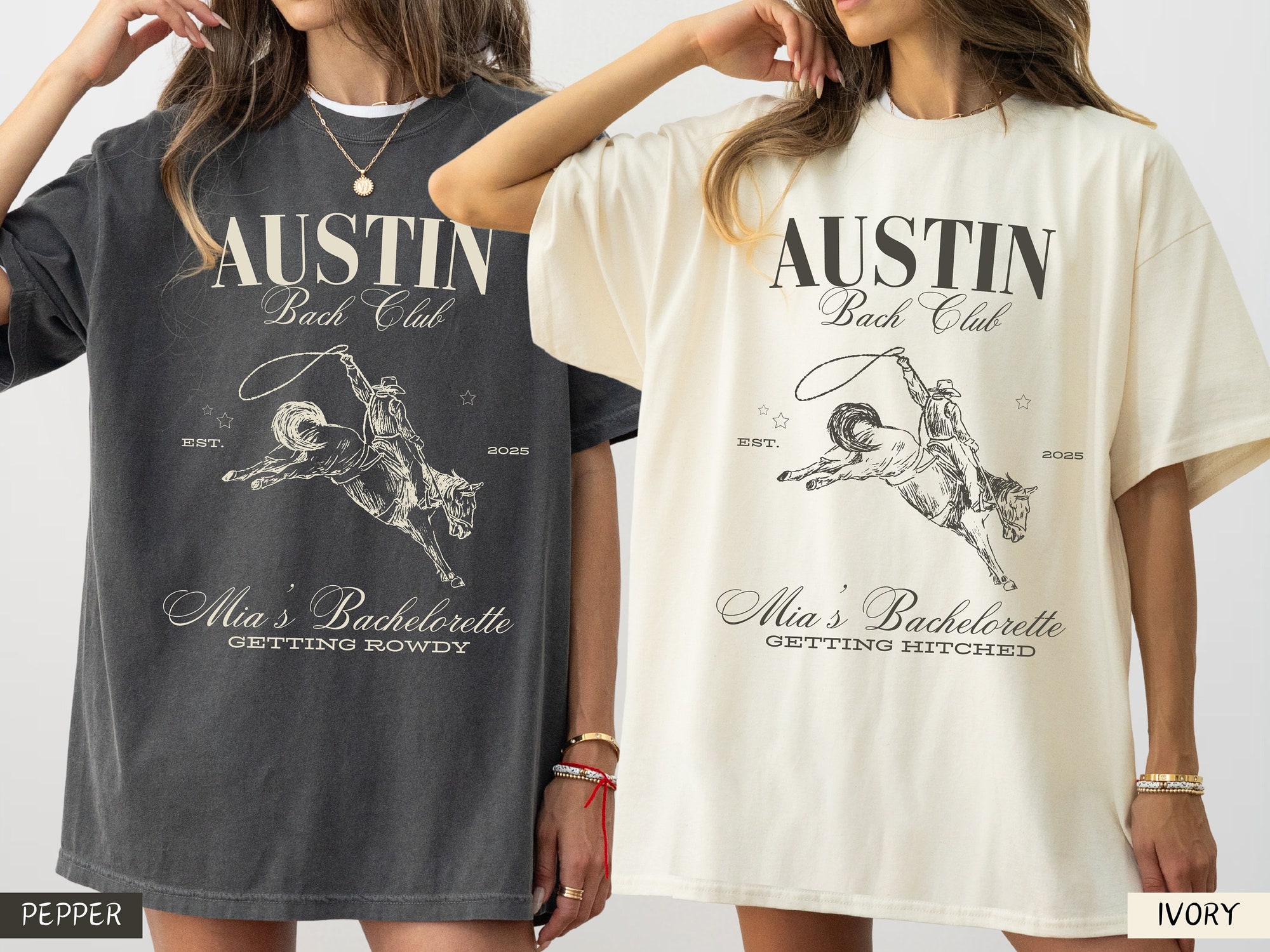 Bachelorette Party Dallas Bach Custom Western Tees & Cowgirl Gifts image 1