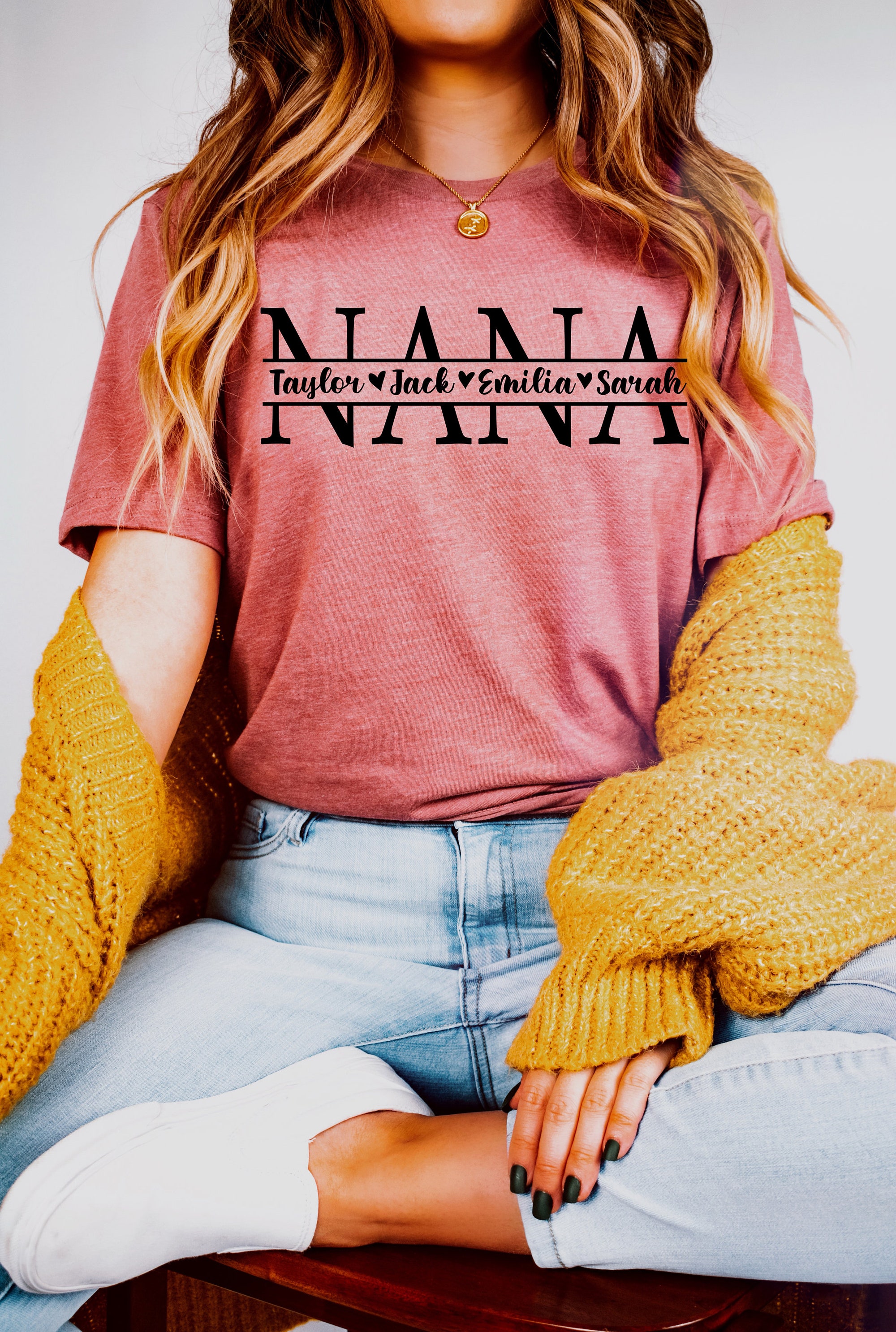 Custom Nana Sweatshirt: Perfect Mother's Day & Christmas Gift image 1