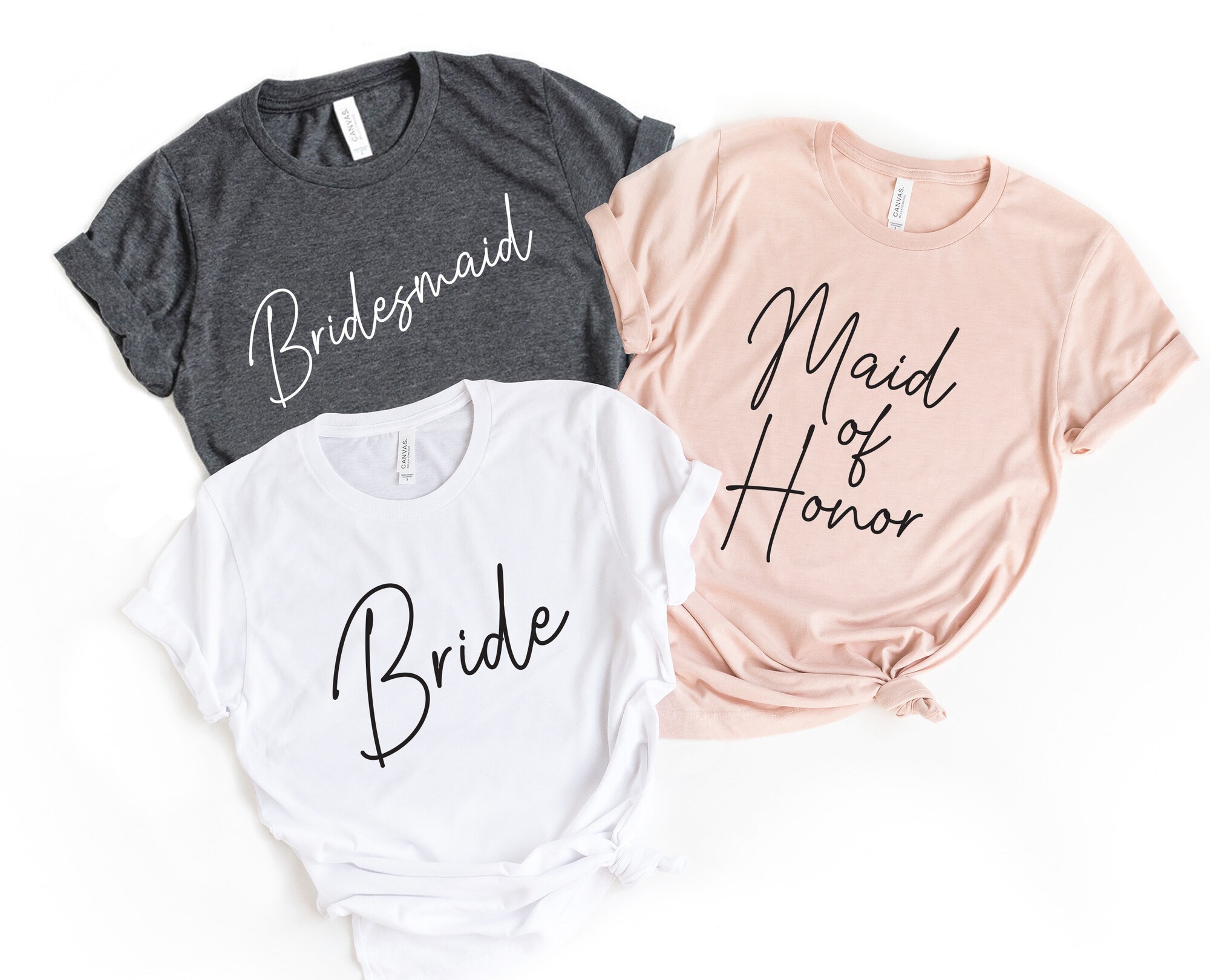 Custom Bachelorette Party Tees: Bride Bridesmaid & Maid of Honor Shirts image 0