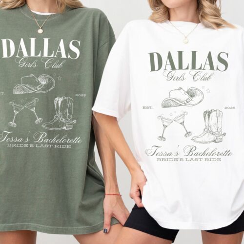 Bachelorette Party Dallas Bach Custom Western Tees & Cowgirl Gifts image 0