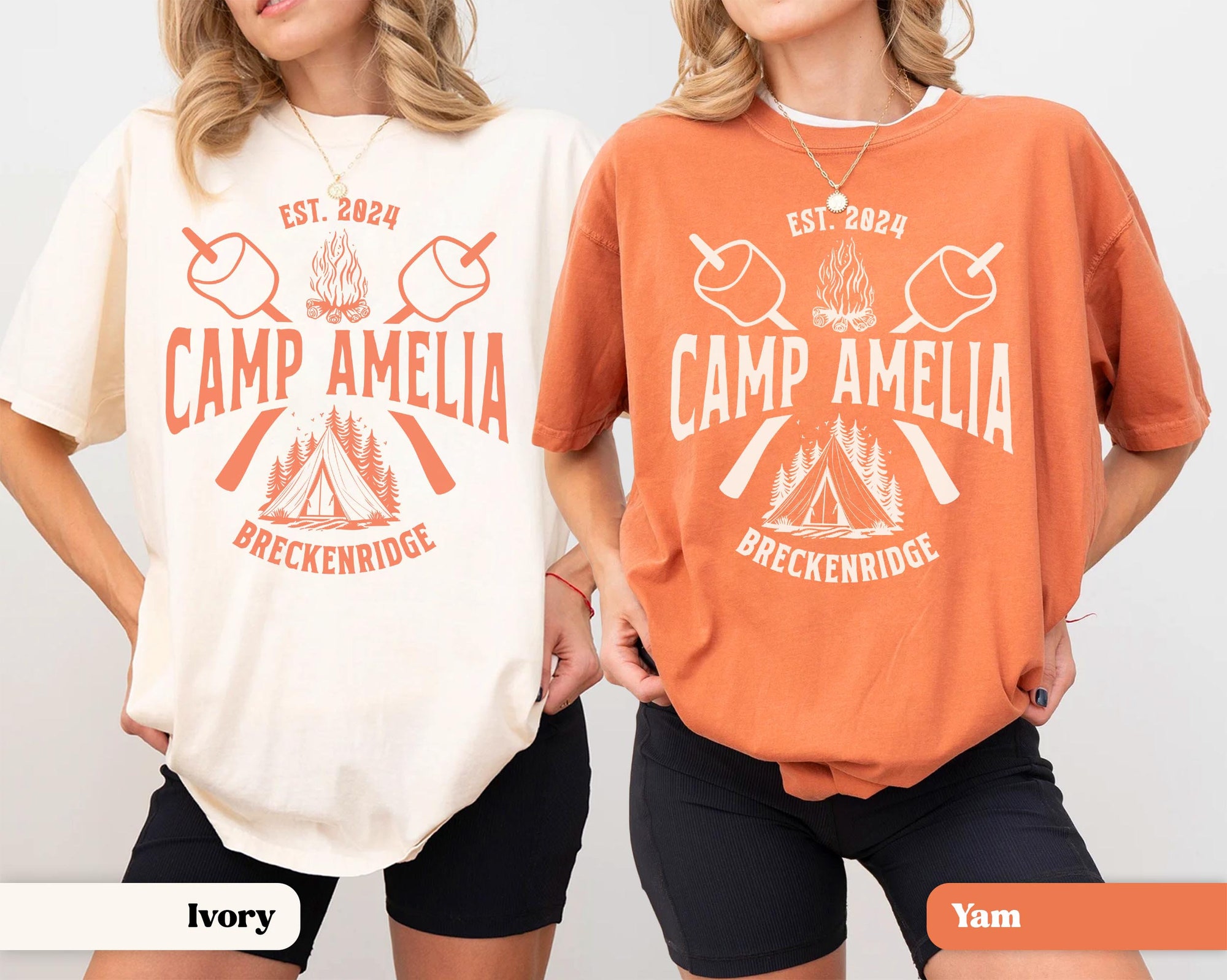 Custom Camping Bachelorette Shirts: Vintage Mountain & Hiking Tees image 2