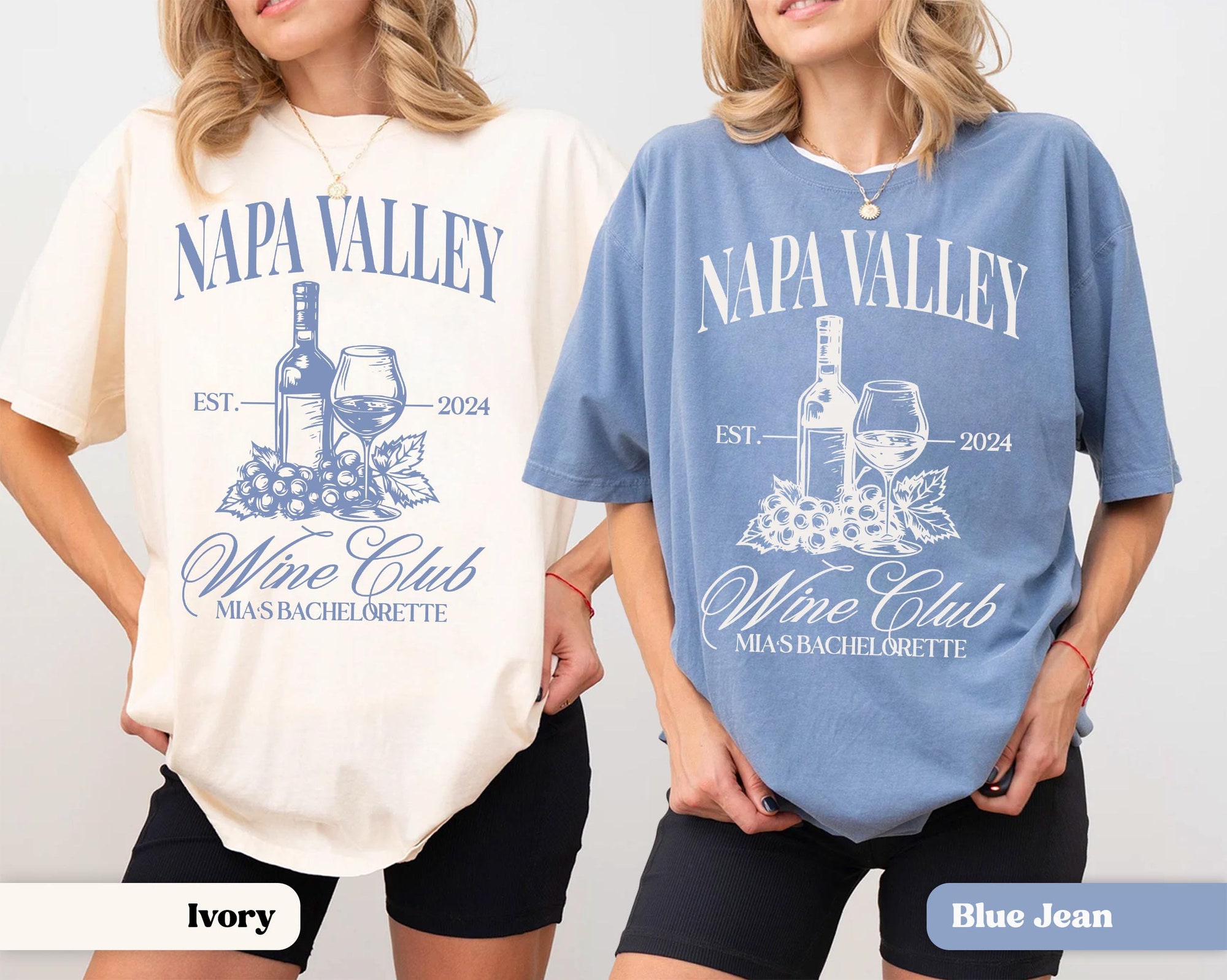 Wine Bachelorette Party: Custom Shirts for Winery & Bridal image 2