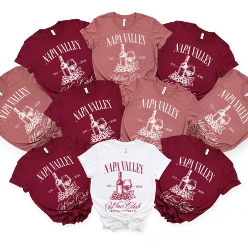 Wine Bachelorette Party: Custom Shirts for Winery & Bridal image 0