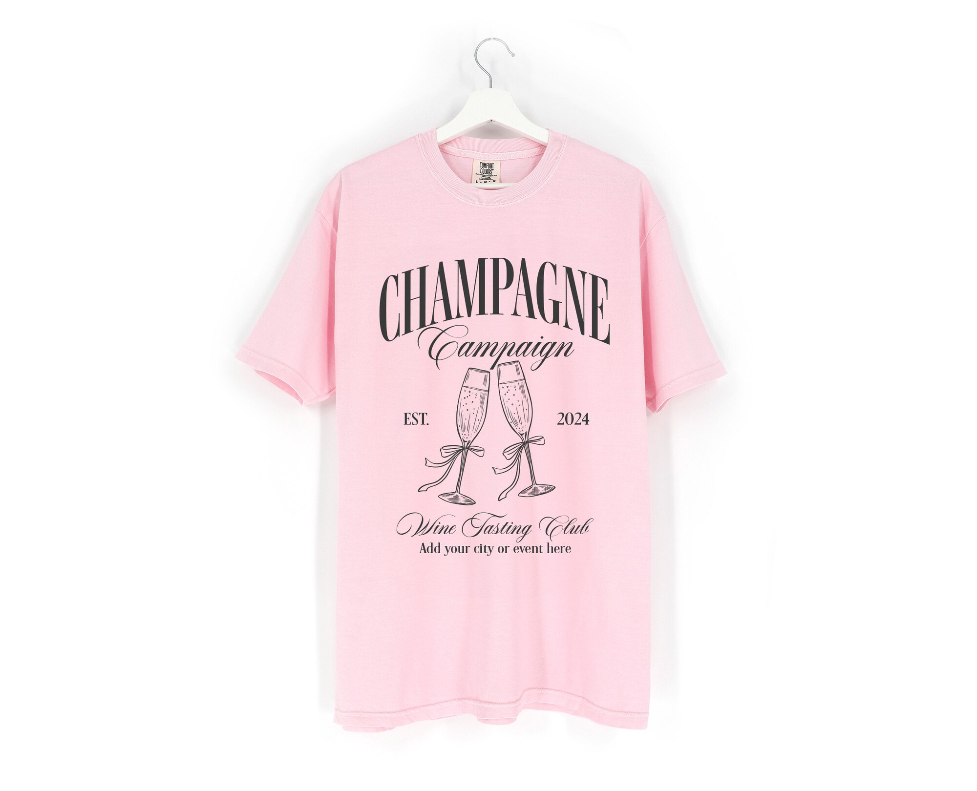 Champagne Campaign Tee: Custom Wine Tasting Bachelorette Shirt image 0