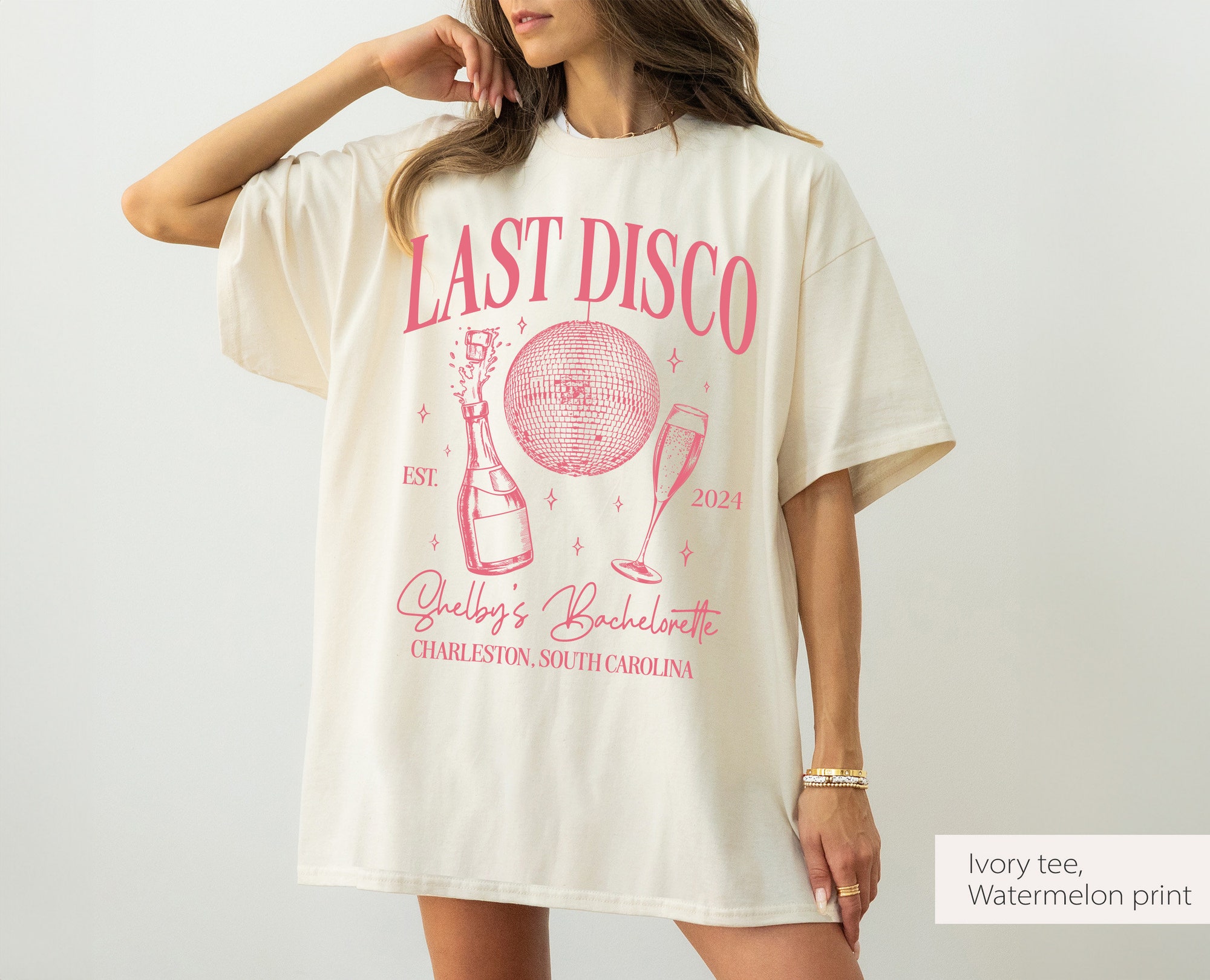 Last Disco Bachelorette: Custom Bride Shirts & Comfy Tees image 3