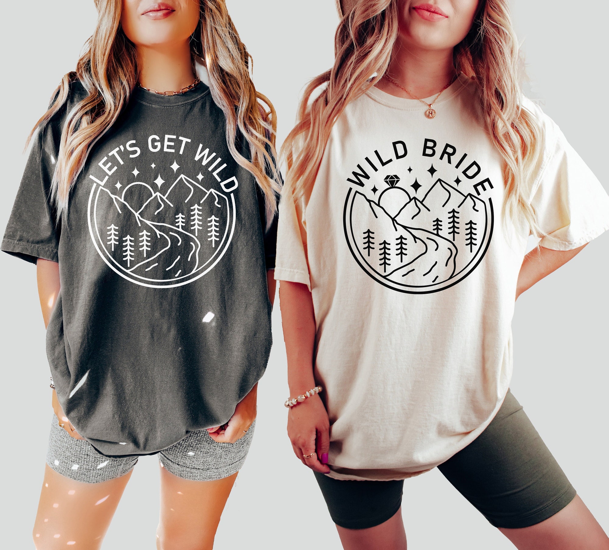 Wild & Boho Bachelorette Shirts: Nature & Mountain Bride Tees image 0