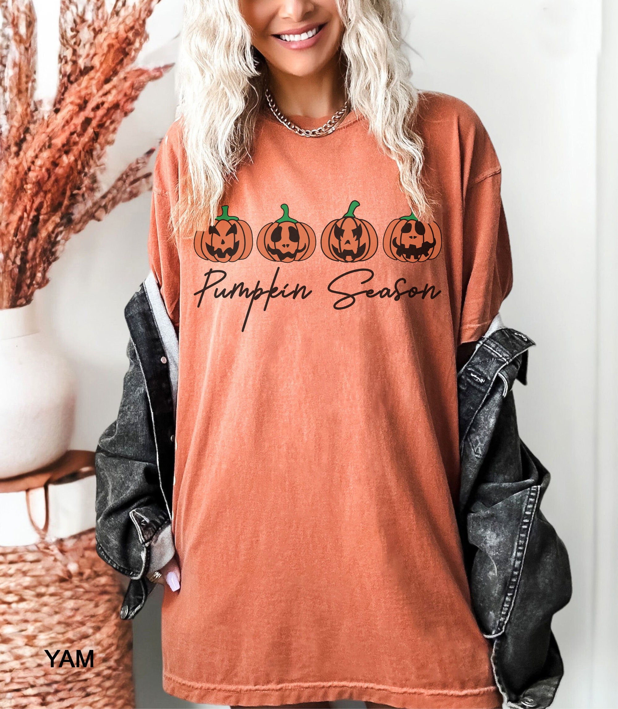 Pumpkin Season Halloween Shirt | Spooky Skeleton Tee Gift image 3