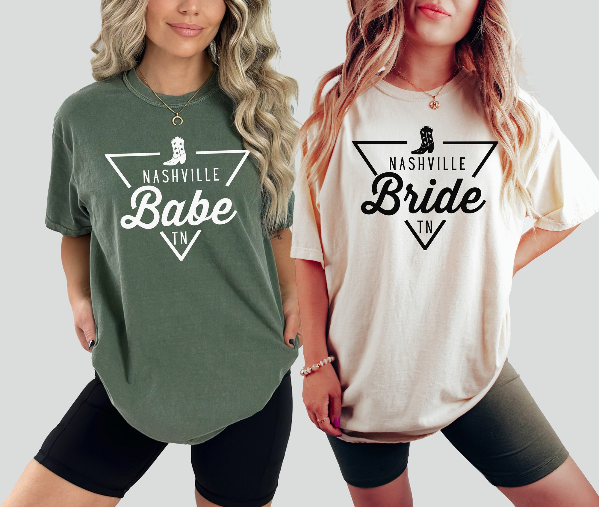 Nashville Bachelorette: Bride & Bridesmaid Shirts Wedding Gifts image 0