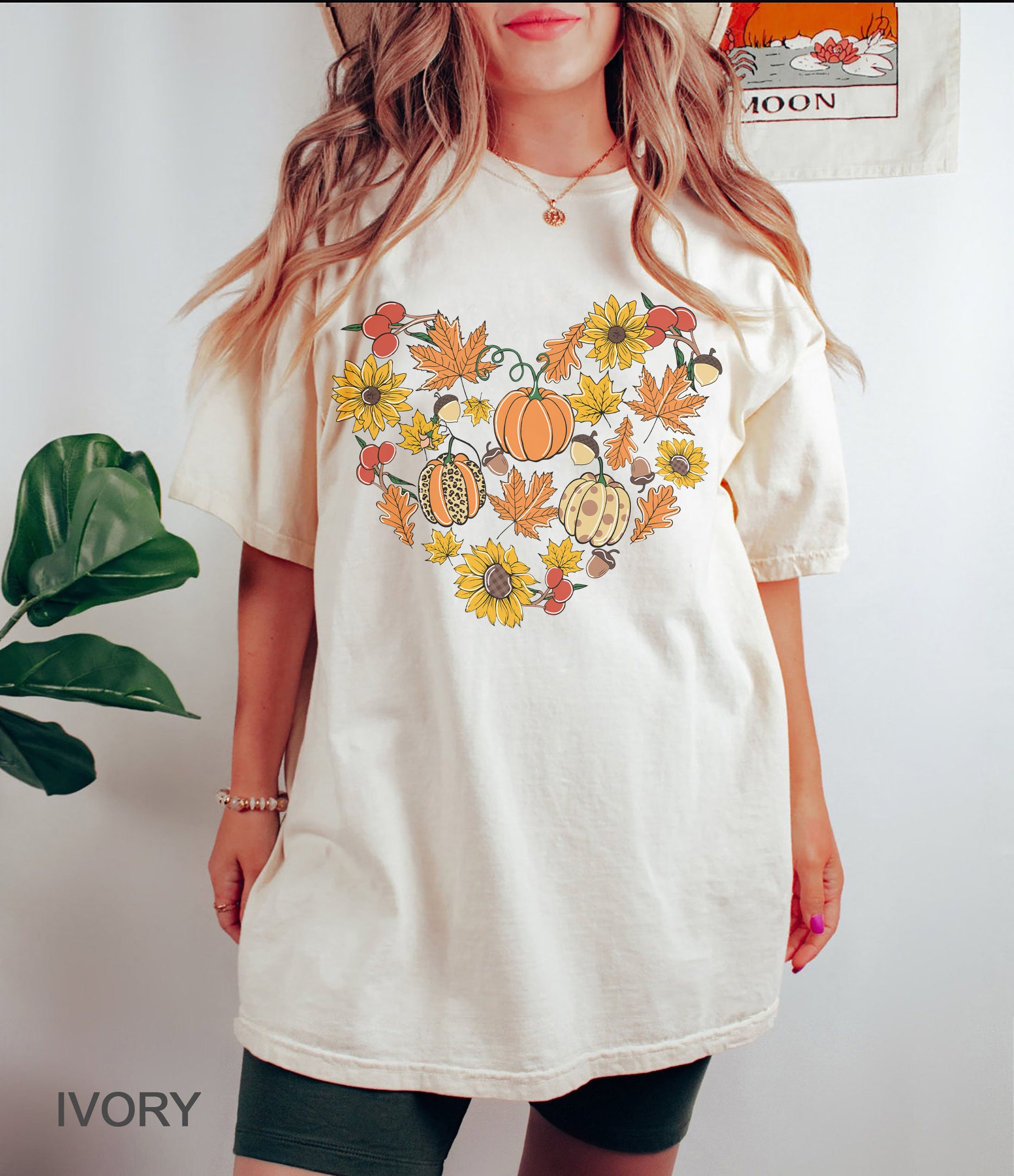 Fall Heart T-Shirt | Pumpkin Season & Halloween Top Tee image 6