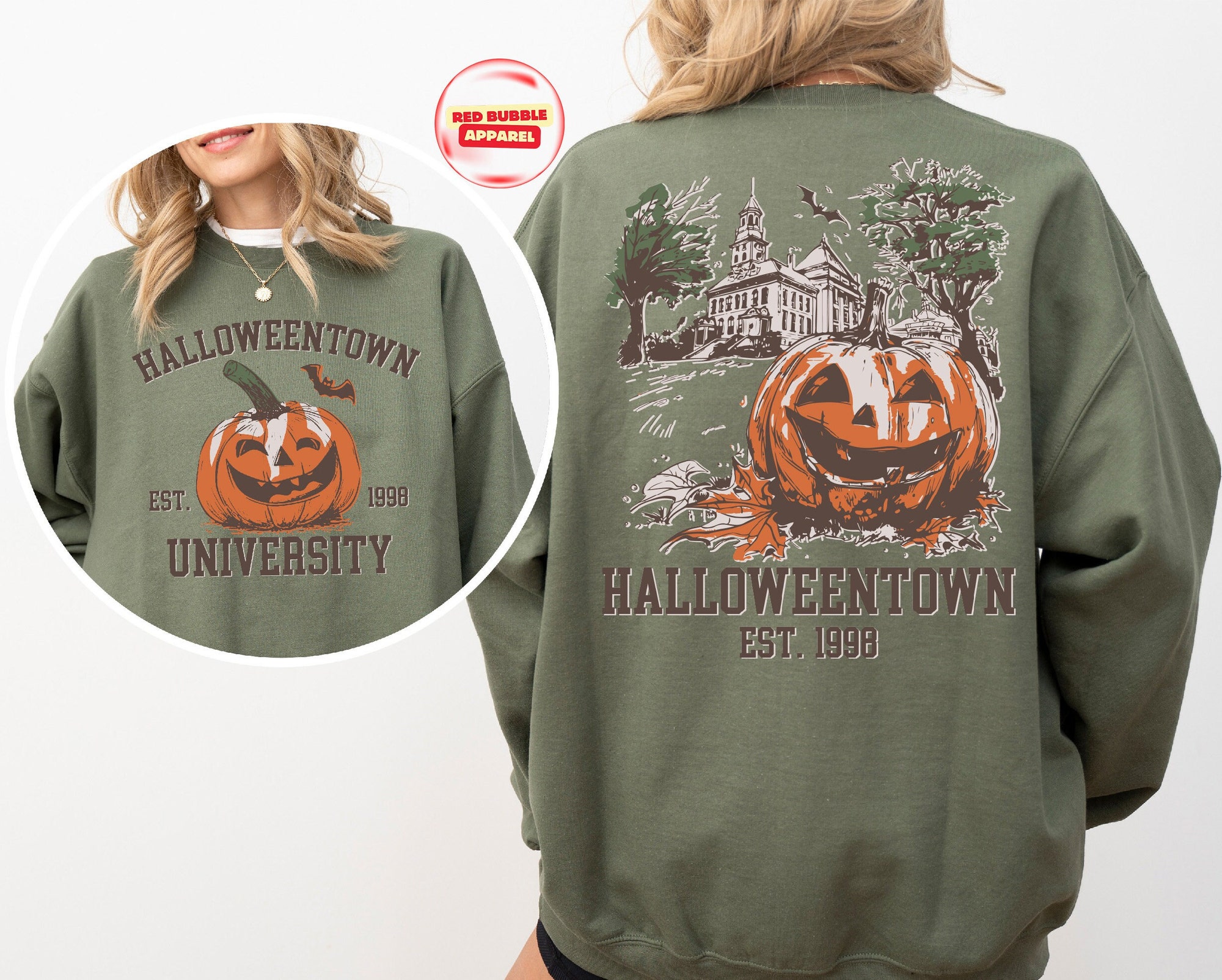 Halloweentown University Sweatshirt: Retro Fall & Halloween Wear image 0