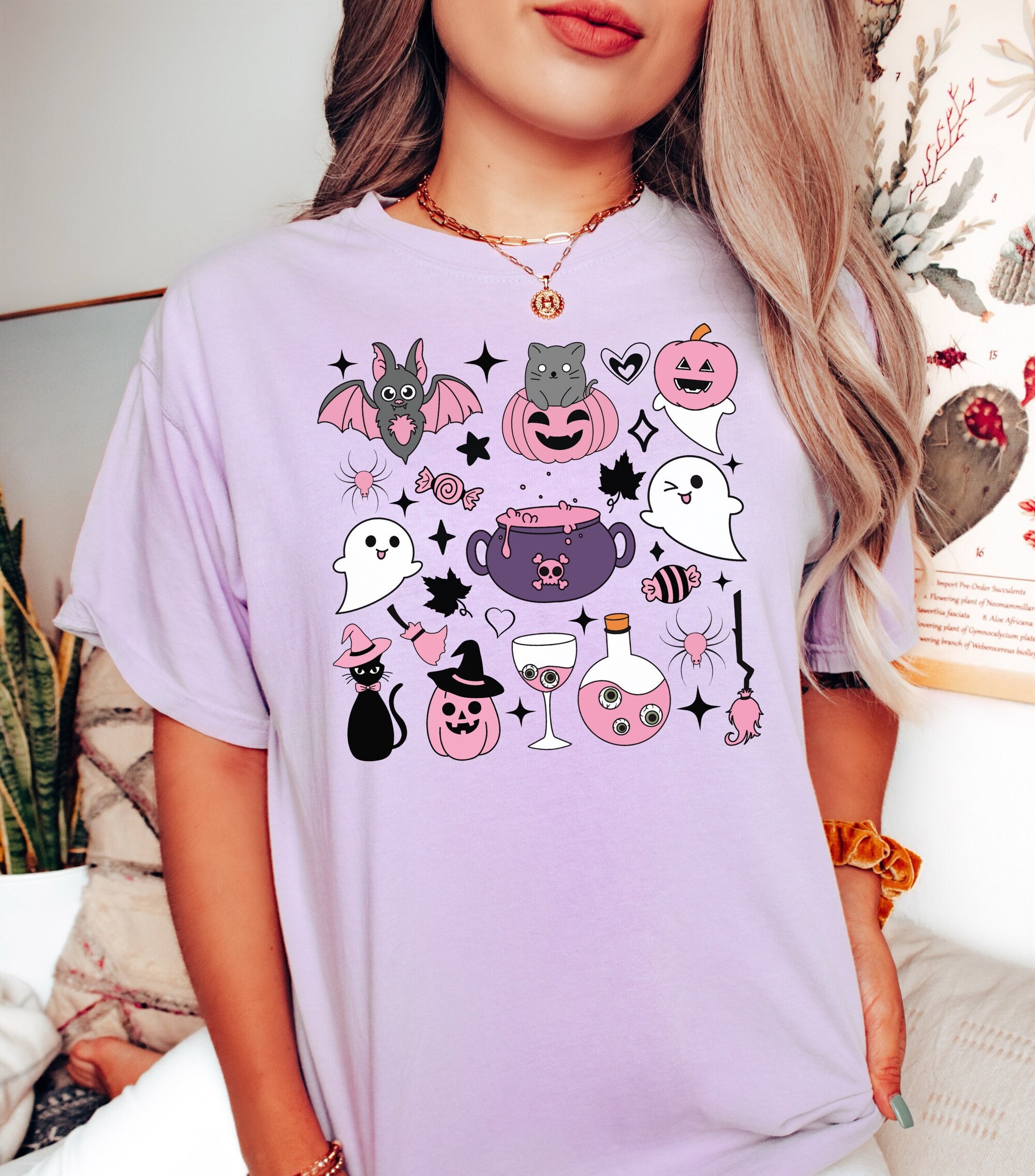 Halloween Doodles Shirt - Cute Halloween Tee for Fall image 0