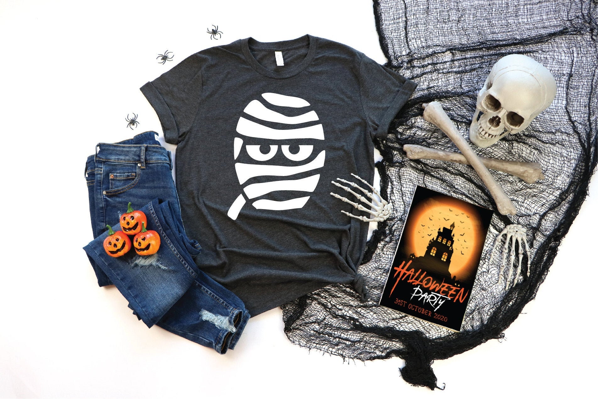 Funny Mummy & Ghost Halloween Shirts: Perfect Matching Gifts image 1