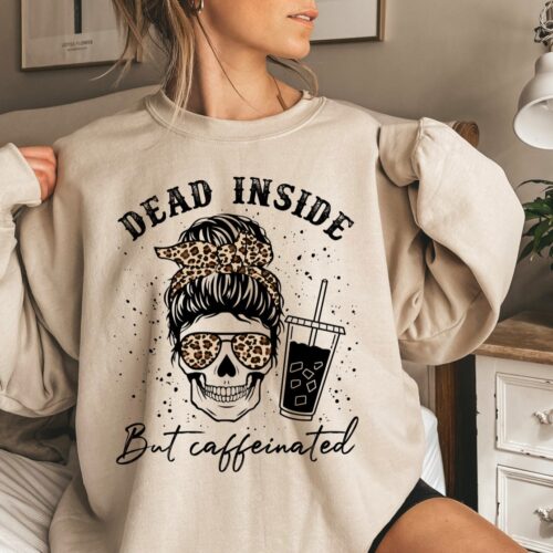 Fall Shirt: Dead Inside Halloween Shirt image 0