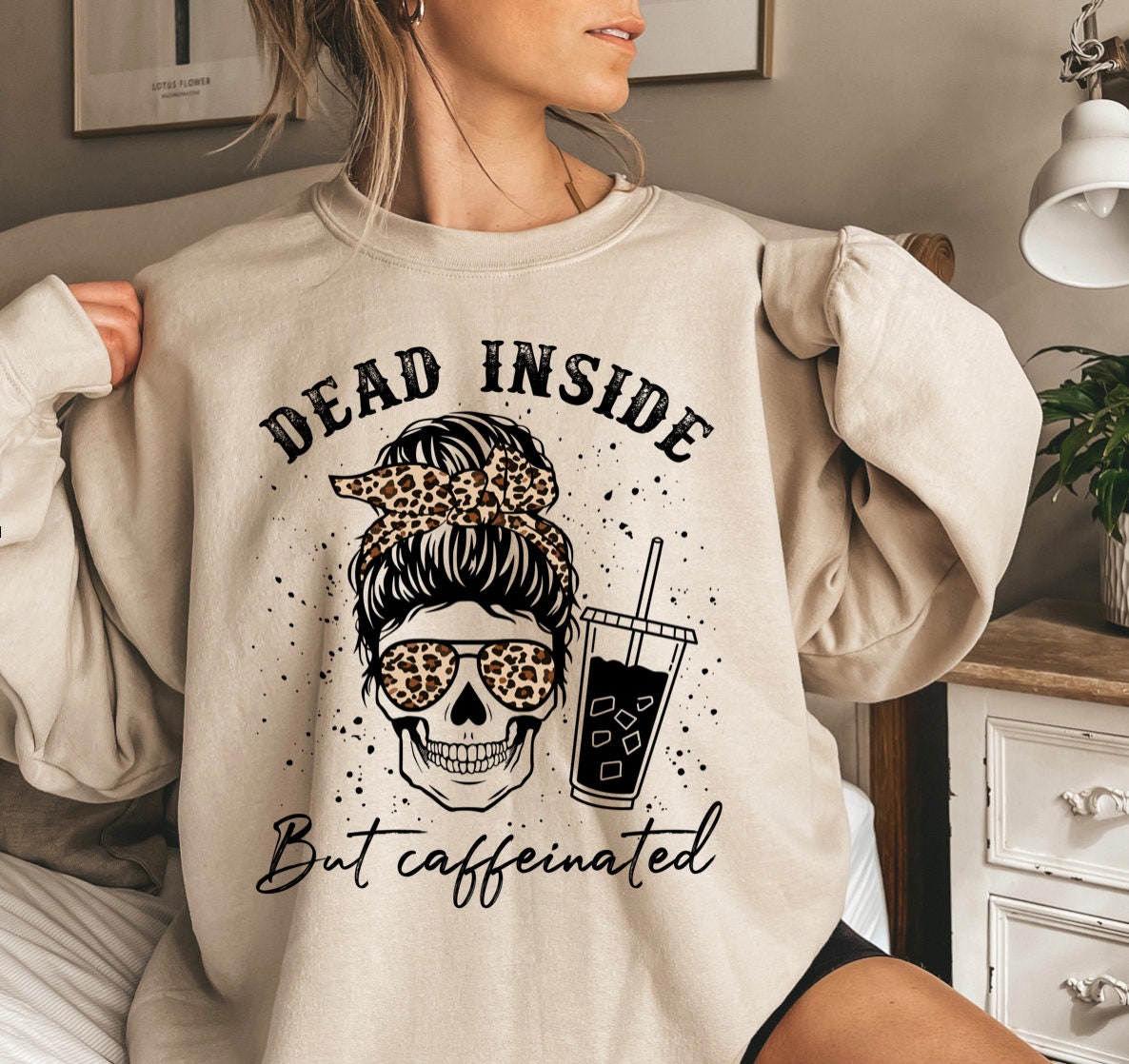 Fall Shirt: Dead Inside Halloween Shirt image 0