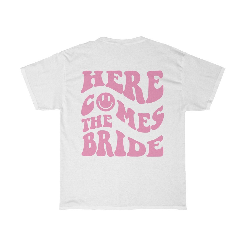 Y2K Retro Bride Shirt - Trendy Bachelorette Party Tee image 1