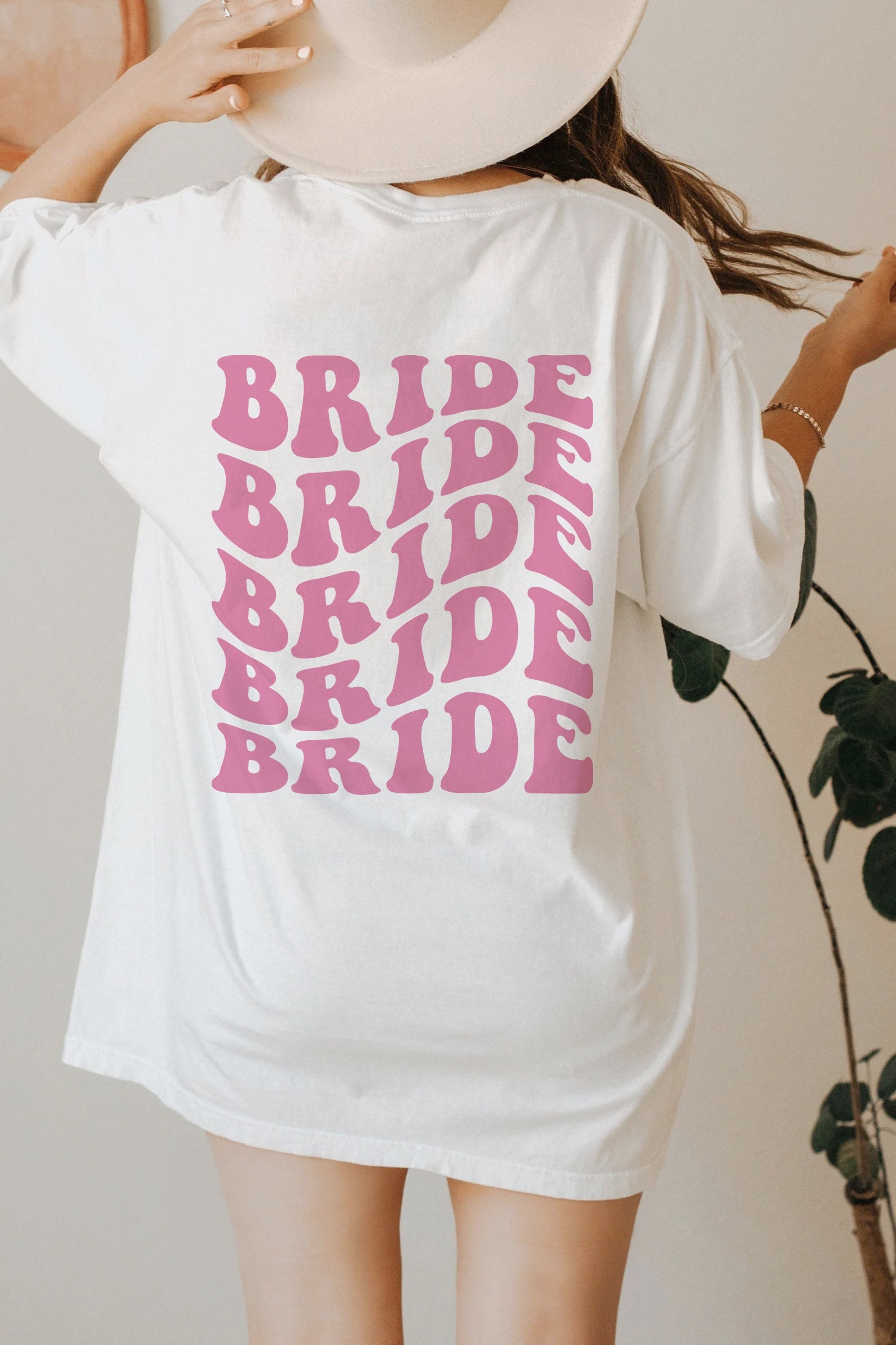 Boho Bride & Bachelorette Retro Tee - Bridal Party Gift image 0