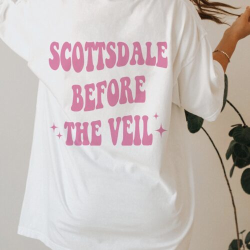 Scottsdale Bachelorette Shirts - Retro Bride & Bridesmaid Tees image 0