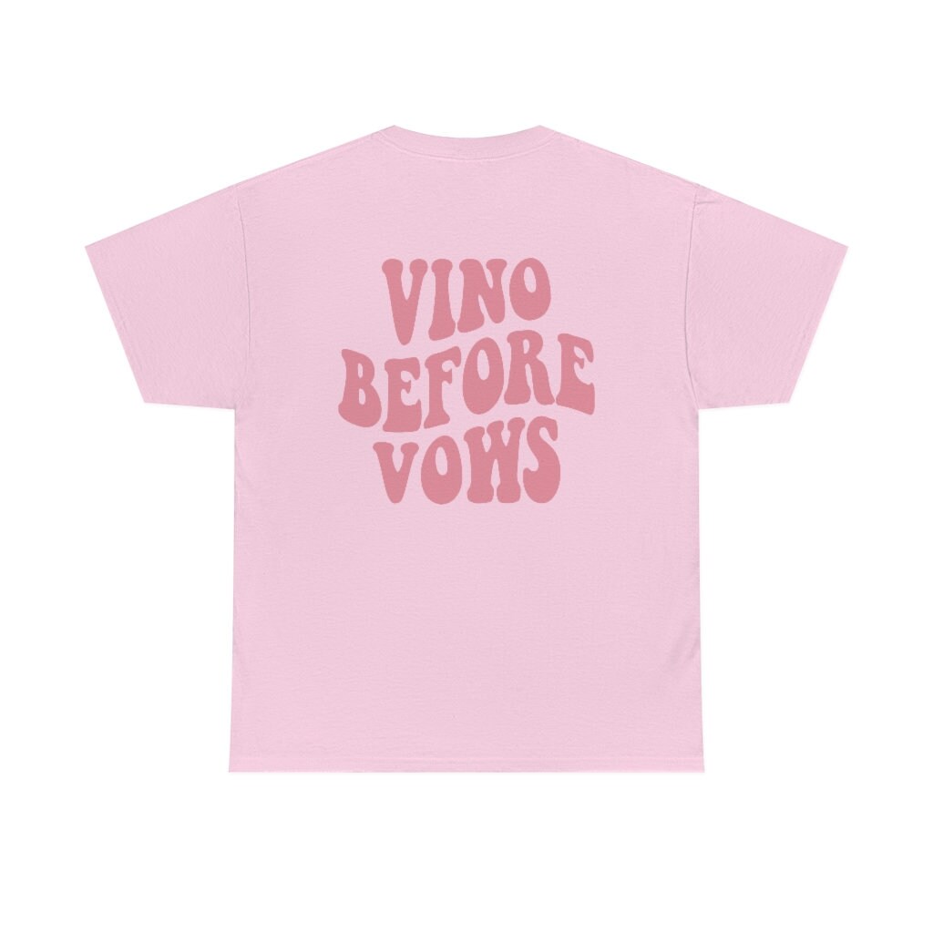 Vino Before Vows - Retro Bachelorette Party & Winery Shirts image 3