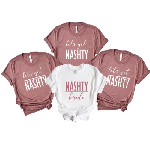 Let's Get Nashty: Nashville Bachelorette Party & Bride Shirts image 0