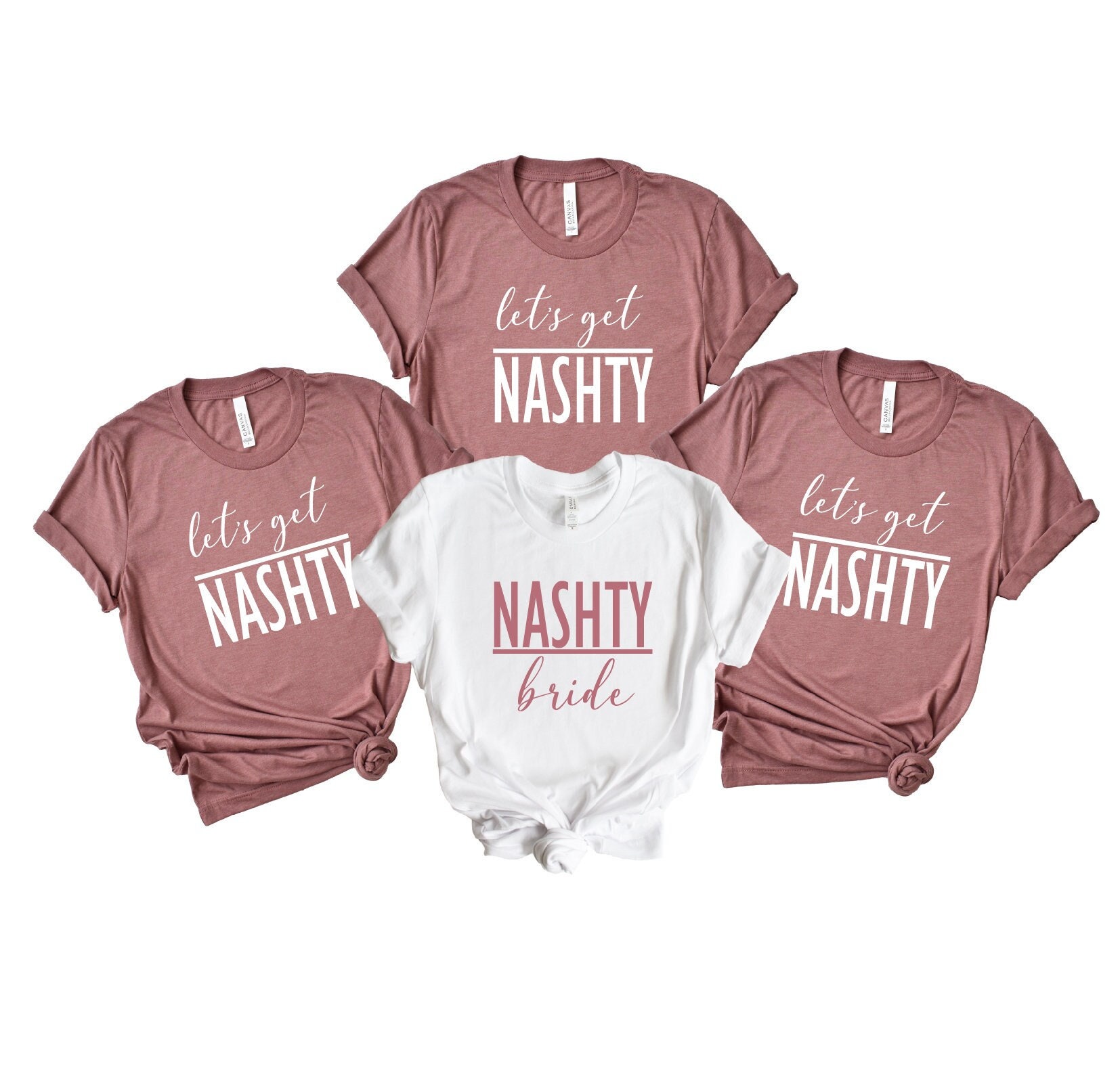 Let's Get Nashty: Nashville Bachelorette Party & Bride Shirts image 0