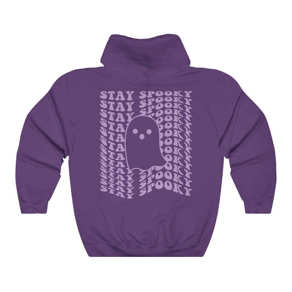 Trendy Spooky Ghost Hoodie - Retro Y2K Halloween & Fall Wear image 6