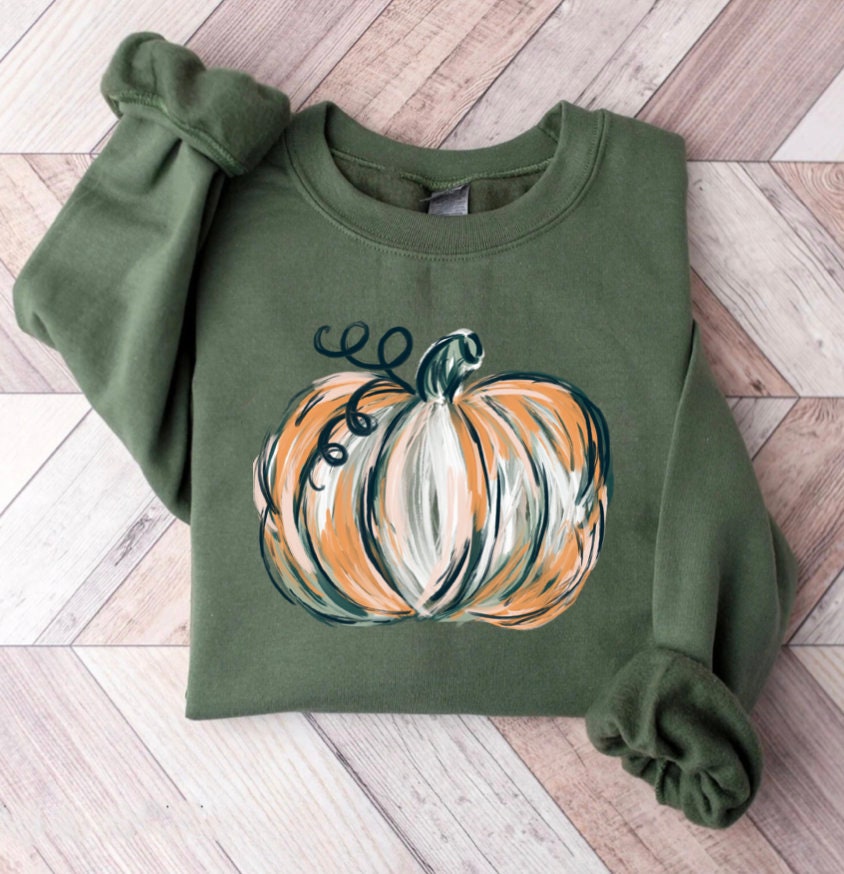 Pumpkin Sweatshirt: Jack-o-Lantern Halloween Tee image 0