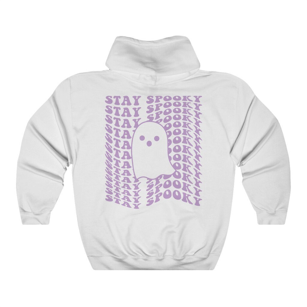 Trendy Spooky Ghost Hoodie - Retro Y2K Halloween & Fall Wear image 7