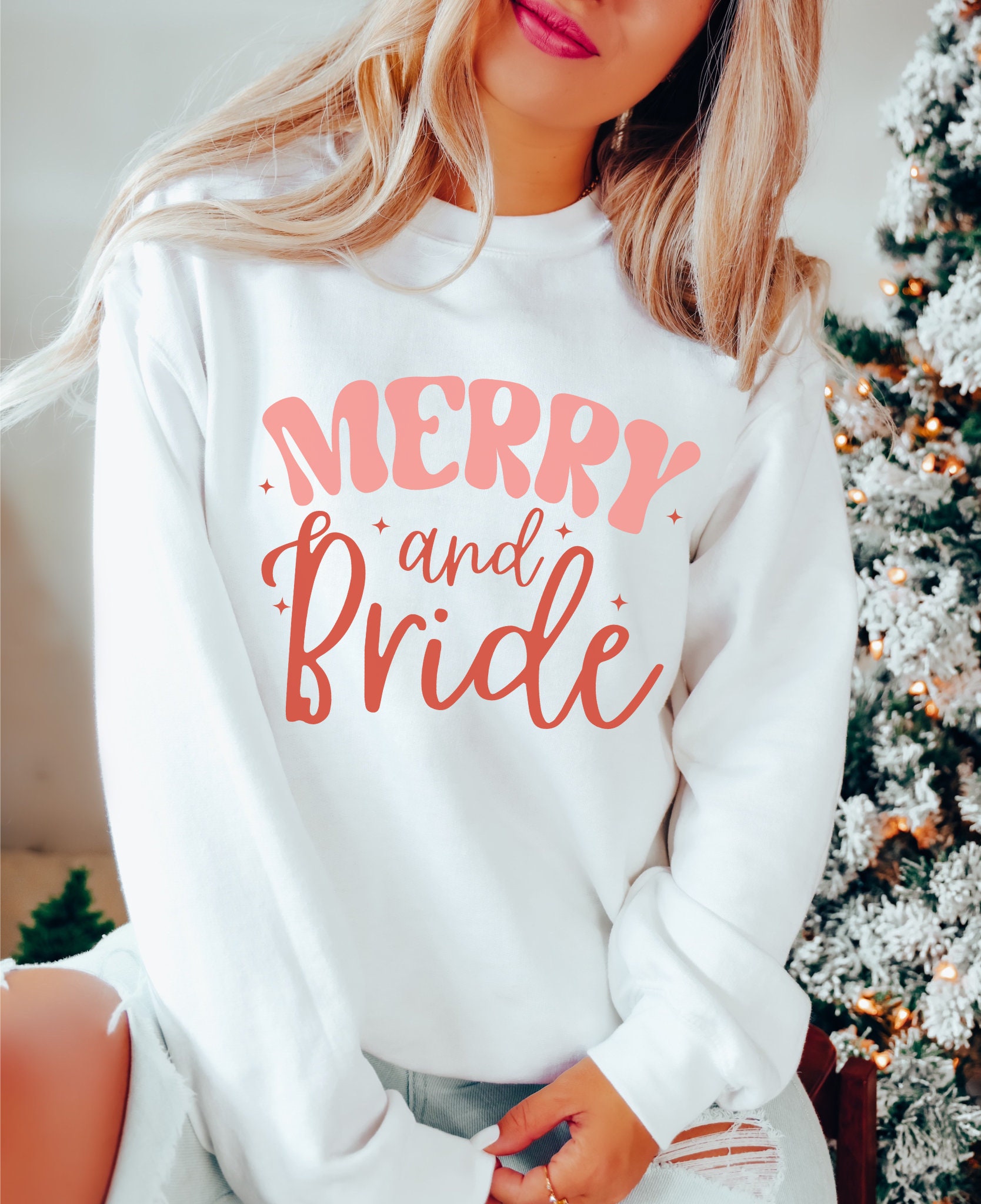 Xmas Bach Party Shirts: Winter Sweatshirt for Bride & Bridesmaids image 1