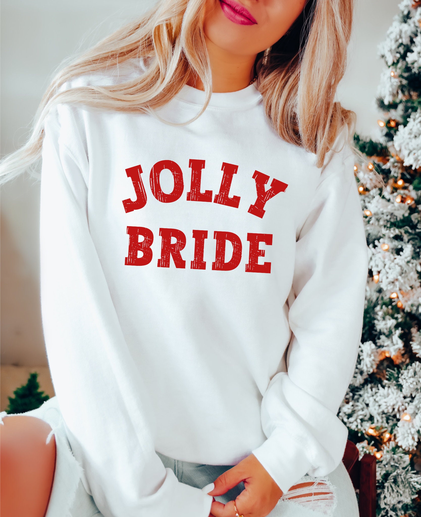 Xmas Bachelorette Party: Bride Sweatshirt & Winter Bridal Tees image 1