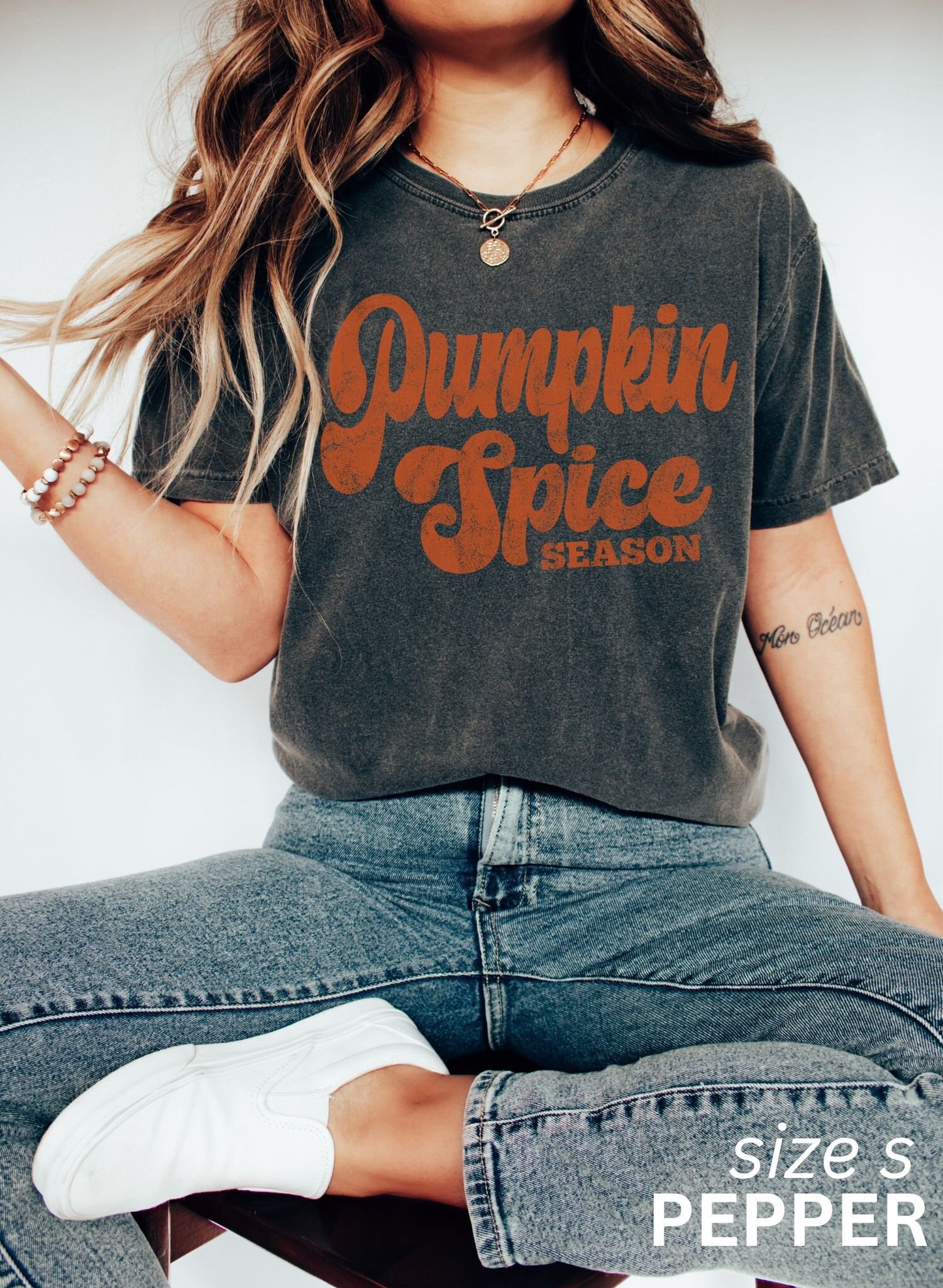 Autumn & Halloween Shirts: Pumpkin Spice & Retro Tees for Women image 1