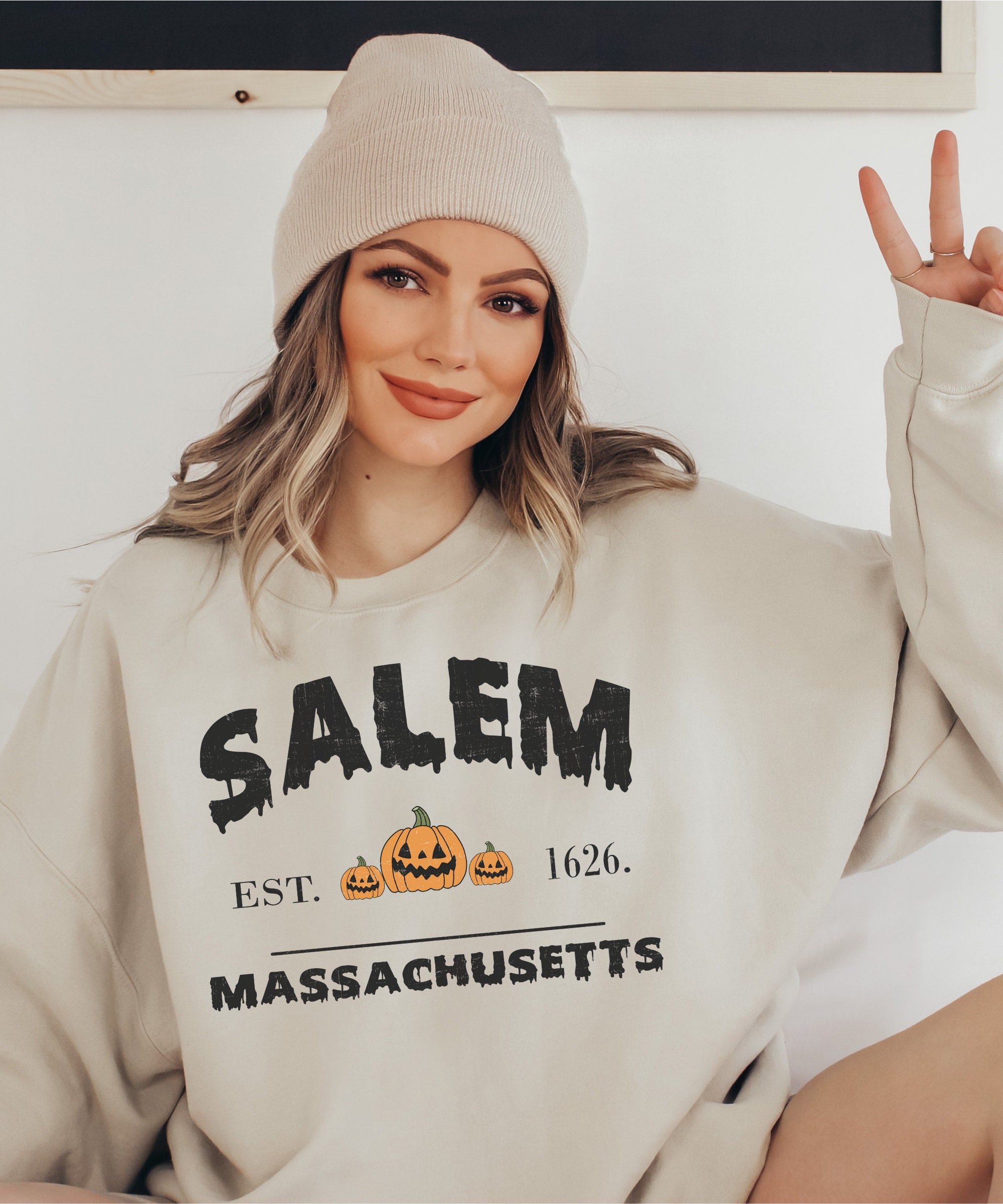 Salem Witch & Hocus Pocus Sweatshirt Fall Halloween Tee image 2