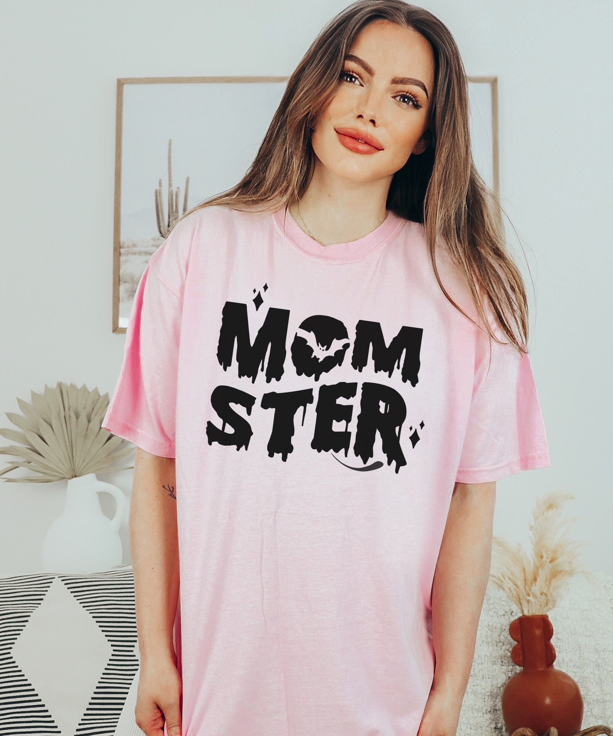 Momster Shirt - Cute Retro Halloween Tee for Moms image 5