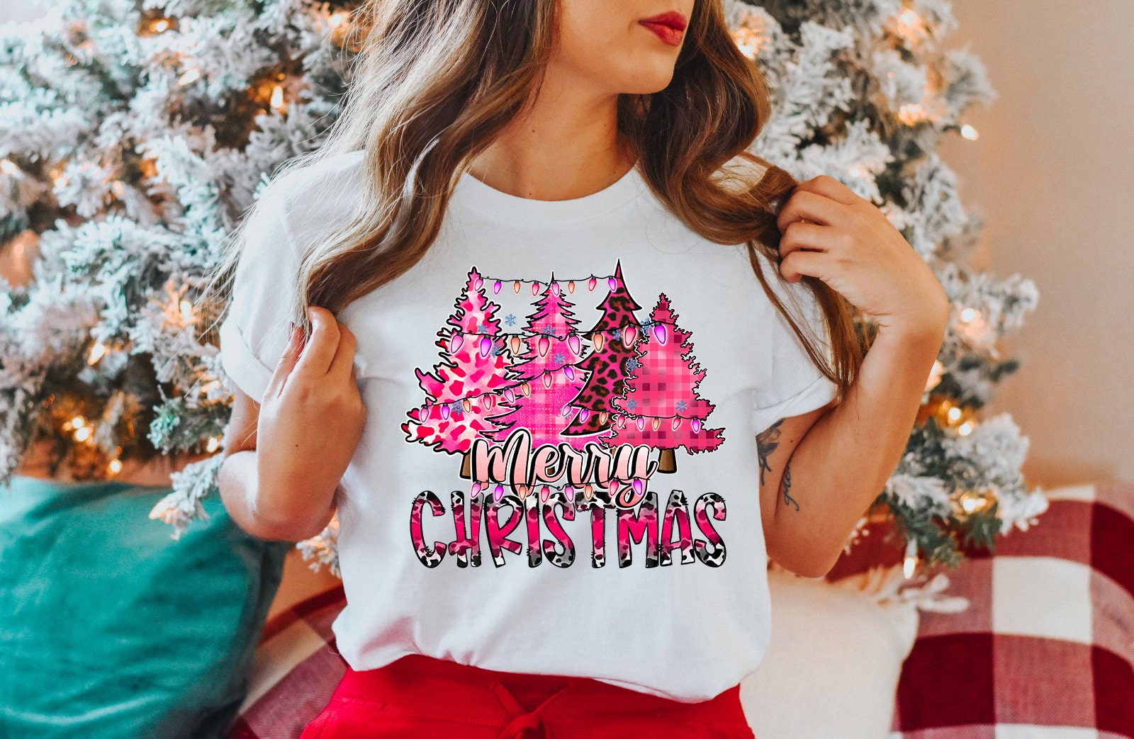 Merry Christmas: Women's Festive Sweatshirt & Holiday Sweater Gift image 3