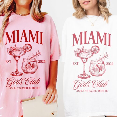 Miami Bachelorette Tees: Girls Club & Custom Group Shirts image 0