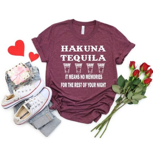 Hakuna Tequila The Ultimate Bachelorette & Tequila Lover's Shirt image 0