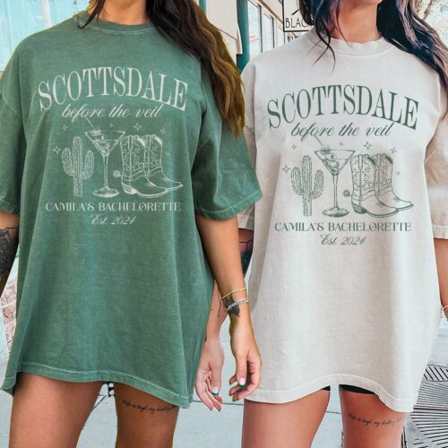 Scottsdale Bachelorette & Bridal Party Shirts - Before The Veil Tee image 0