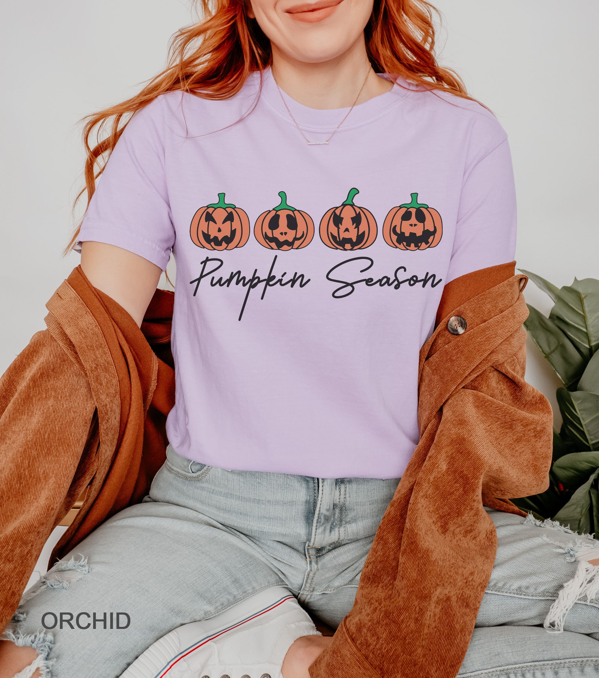 Pumpkin Season Halloween Shirt | Spooky Skeleton Tee Gift image 2