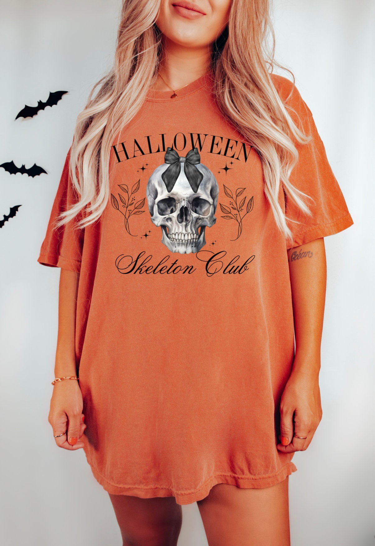 Cute Skeleton Halloween Shirt image 4