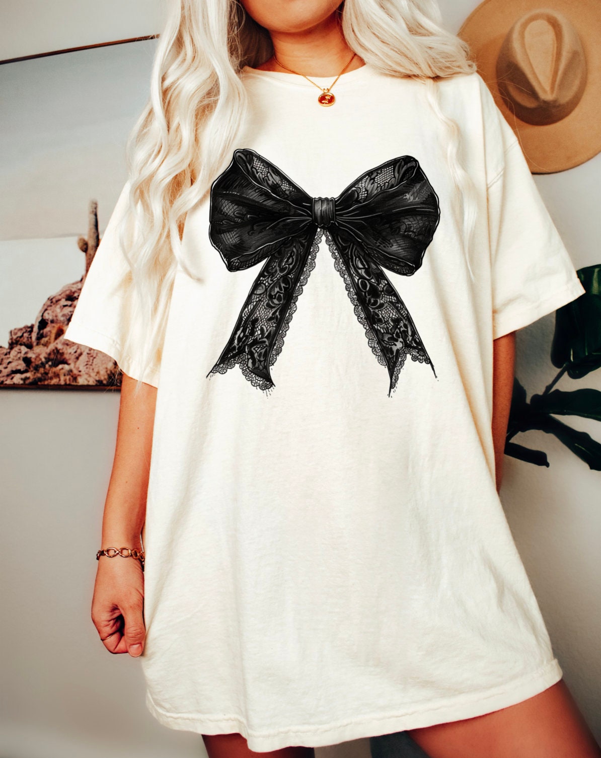 Girly Halloween Gothic Coquette Bow Shirt image 4