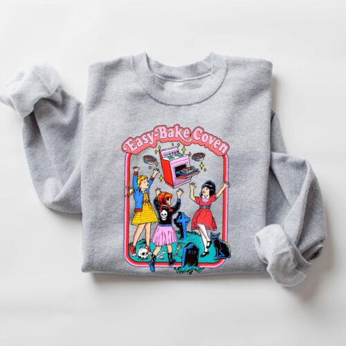 Retro Halloween Sweatshirt: 90s Style Matching Shirt for Happy Halloween image 1