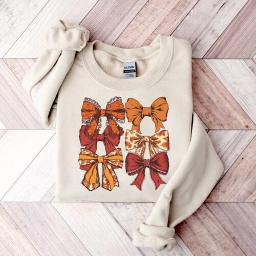 Thanksgiving Fall Coquette Bow Shirt image 0