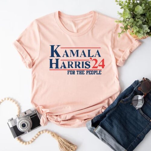 Kamala Harris 2024 Election T-Shirt Madam President Campaign Rally Tee image 0