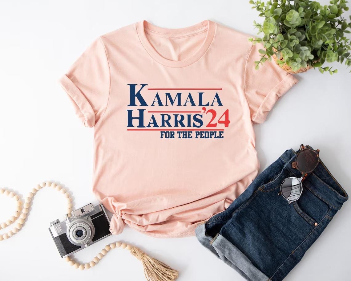 Kamala Harris 2024 Election T-Shirt Madam President Campaign Rally Tee image 0