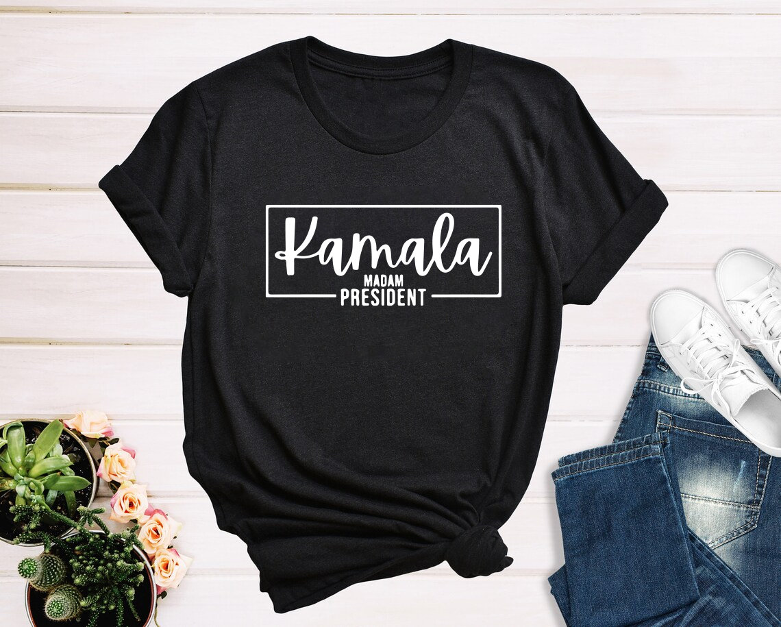 Kamala Harris 2024 President Shirt Kamala Rally Support Tee Democrat Political T-Shirt image 1