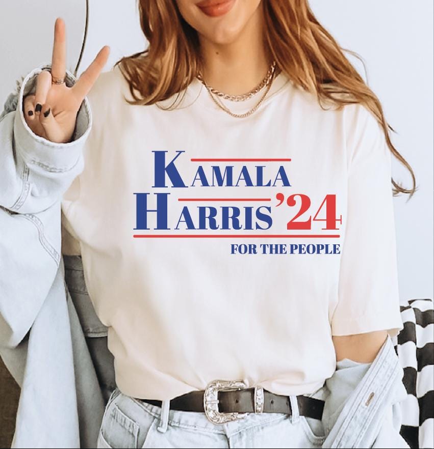 Kamala Harris 2024 Shirt Madam President For The People I Am Speaking Tee image 0
