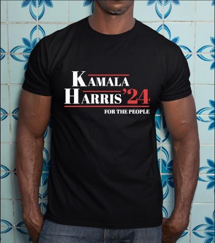 Kamala Harris 2024 Shirt Madam President For The People I Am Speaking Tee image 1